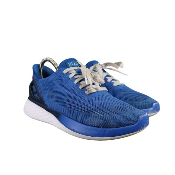 Kizik Shoes Womens 8.5 Athletic Trainers Hands Free Slip On Mens 7 Athens Cobalt - Picture 1 of 14